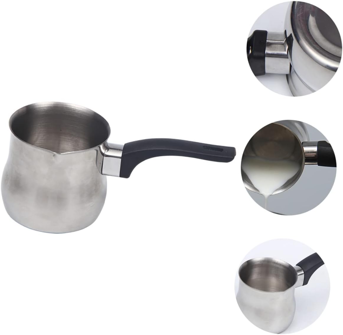 Stainless Steel Milk Frothing Pitcher for Latte Art Ergonomic Design Unique Spout Easy to Clean Maintain for Espresso Lovers
