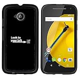 Nuevo ultra-delgado y ligero LECELL--Funda protectora / Cubierta / Piel For Motorola Moto E2 E2nd Gen -- Mira a su izquierda --