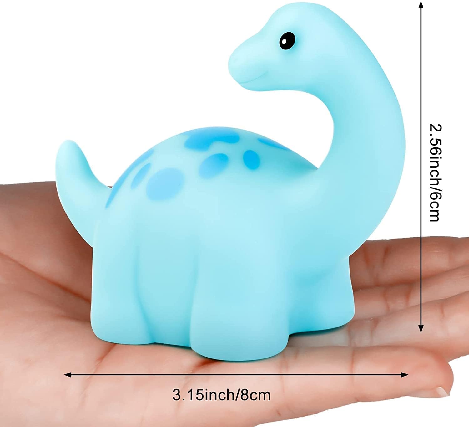 Cibolar Dinosaur Bath Toys Light-Up 6 Packs Floating Bath Toys Set for Baby Toddlers Kids in Birthday Easter Christmas Shower Pool Bath Toys Boys Girls Children Preschool Bathtub Bathroom : Toys & Games
