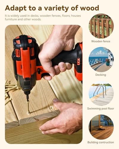 Tornillos para madera de 3 pulgadas 9 Imagen adicional