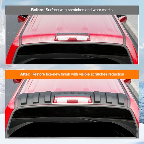 Image of powoq Rear Roof Protector Compatible with 2014-2021 Toyota Tundra Crew Cab Truck Cab Roof Protector Replacement for 2014-2021 Toyota Tundra Accessories