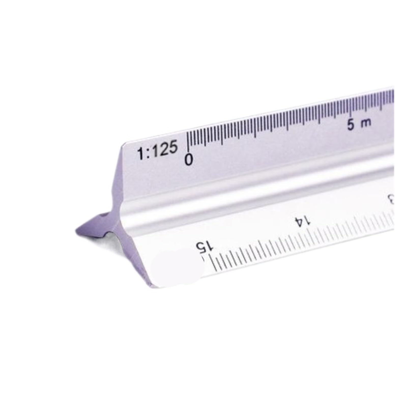 Aywtiun 04 Aluminum Alloy Architectural Scale Ruler Aluminum Alloy Triangular Scale Ruler Technical Measuring 15Cm 30Cm Metal Stationery(04 Aluminum Alloy)