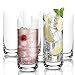 Produktbild [6-Pack,395ML] DESIGNMASTER -Hochwertige Highball-Gläser, Schweres Basis Hochbarglas, Trinkgläser für Wasser, Saft, Bier und Cocktail.