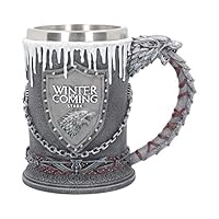 Algopix Similar Product 20 - Nemesis Now House Stark Tankard Game of