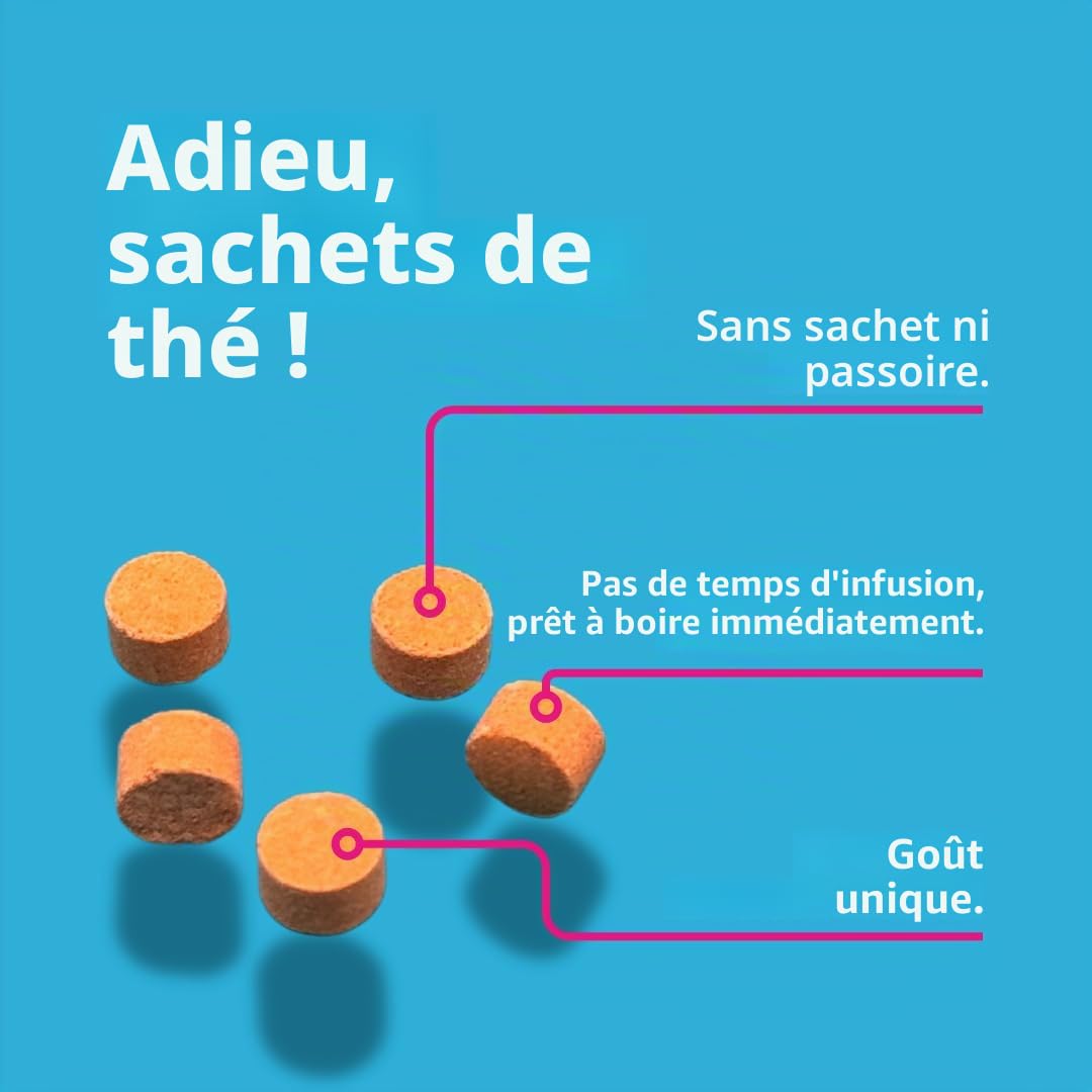 TEABALLS Lot de 10 découvertes - Soluble à chaud et à froid - 10 variétés