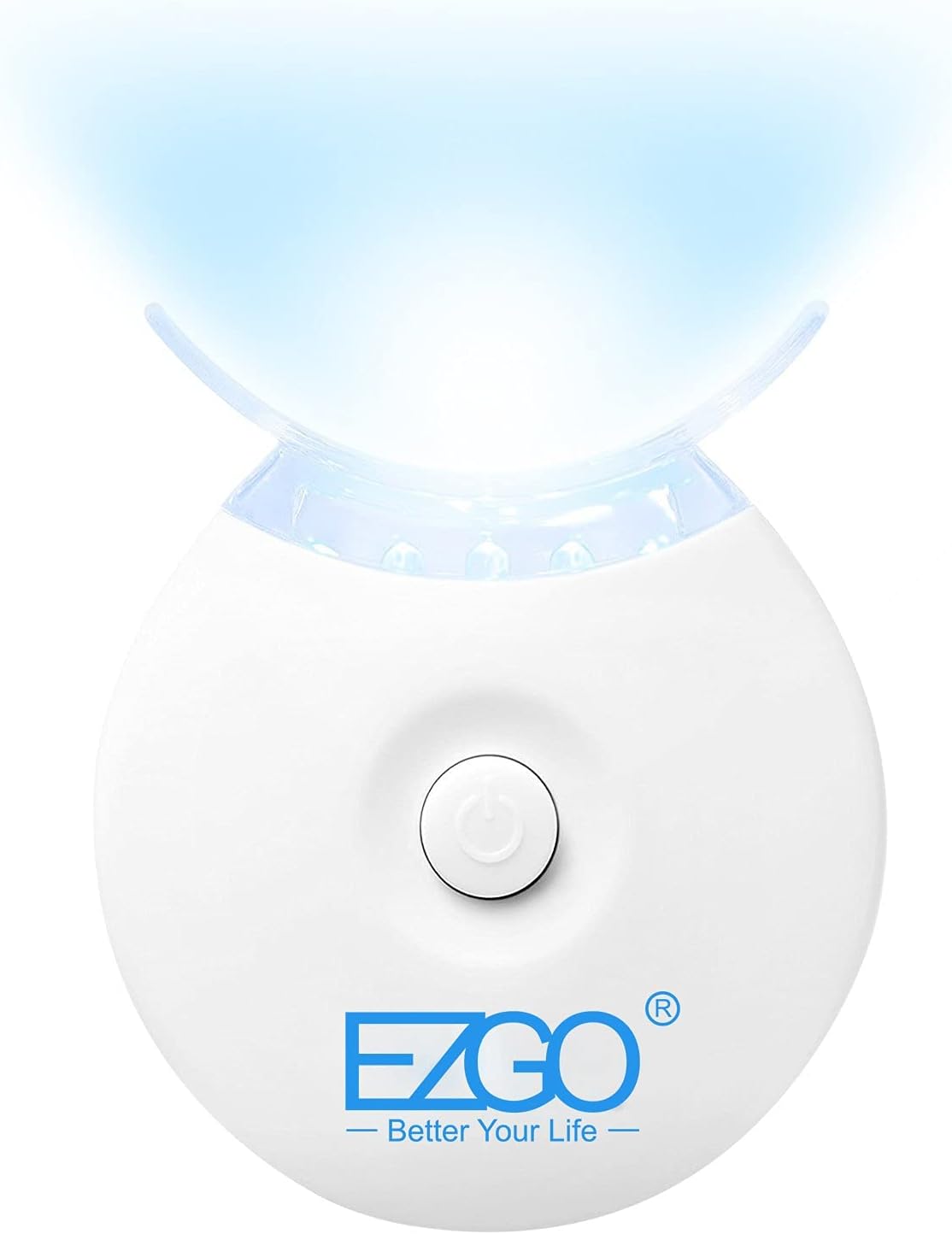 EZGO Teeth Whitening LED Accelerator Lights, 5 X LED Light Whiten Teeth Faster, Works with Tooth Whitening Gel, Whitening Trays or White Strips : Beauty & Personal Care