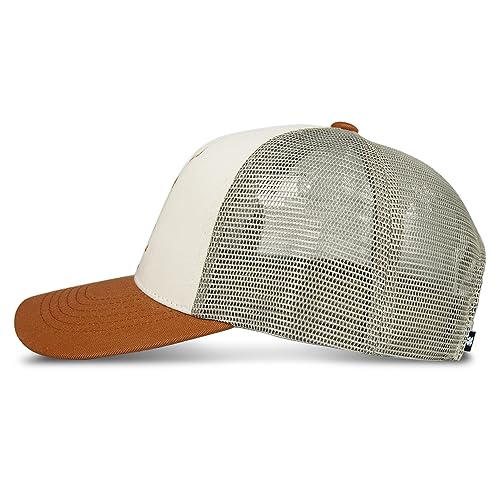 Image of Lucky Brand Trucker Hat | Snapback | Adjustable | Mesh Back | Retro | Baseball Cap | Golf | Fishing | American Heritage