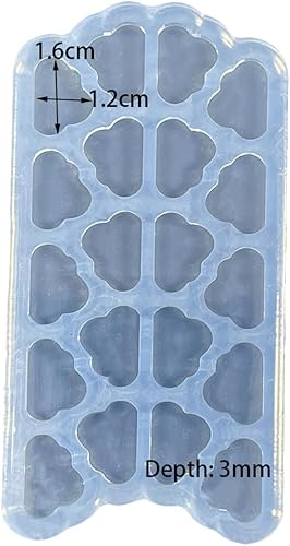 Miniatura 2 de Angel Wings Mini moldes de silicona para aretes en forma de nube, molde de resina UV, molde epoxi para aretes de bricolaje, aretes de oreja,