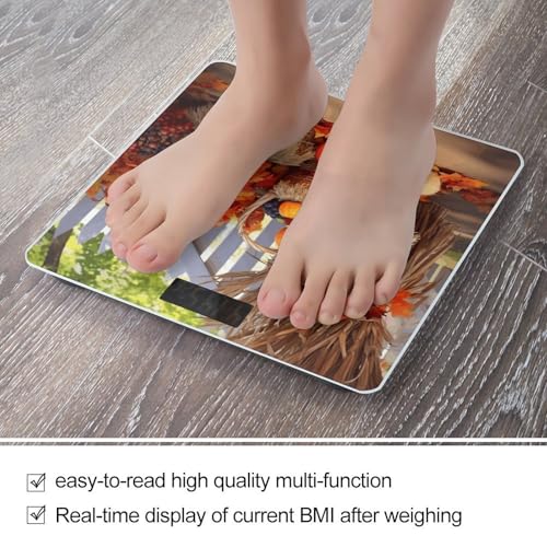 Báscula digital para baño de vidrio templado con pantalla LCD miniatura 5