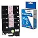 Produktbild Fimpex Kompatibel Kassette 3/8" (9mm) Ersatz für Brother PT-1000 1010 1090 1260VP 1280 1280DT 1290VP 1830VP 2030VP 2420PC 2460 2470 2480 2500PC 2700VP 2730VP 300BT TZ222 (Rot auf Weiß, 5-Pack)
