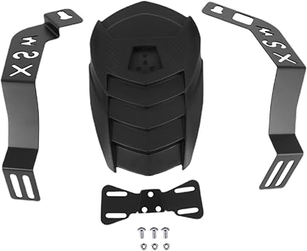 Hinterer Kotflügel Spritzschutz Für Yamaha TMAX 560/530 – Radabdeckung, Kunststoff, Schwarz Carbon-Optik