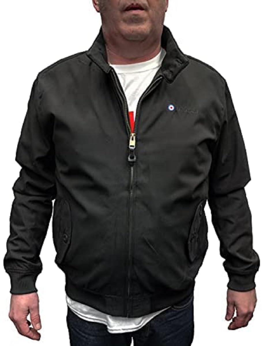Lambretta Men's Black Harrington Jackets (Xxx Large, )