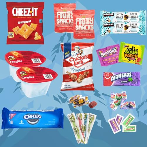 Snack Mountain Care Package 25 Count, Halloween Snacks, Snack Care Package For Teens & Adults, Back To School Gifts, Birthday Snack Gift Box thumb #1