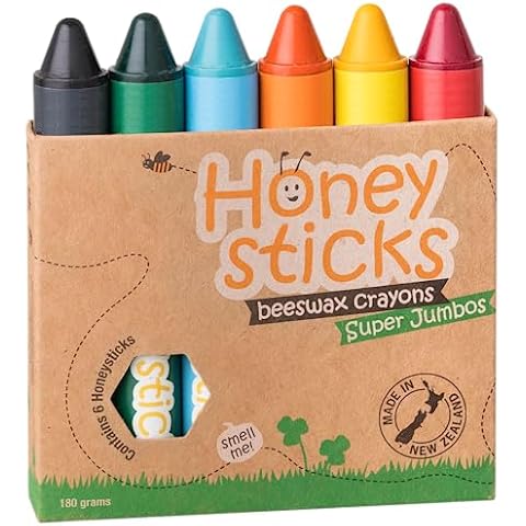 Honeysticks Super Jumbo Crayons for Toddlers Cover