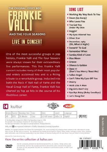 Frankie Valli And The Four Seasons: Live In Concert image 4