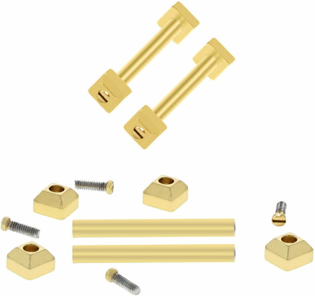 Ewatchparts Screw Tubes Pin Cartier Pasha Band Band Strap Bracelet Lug Compatible With 20mm Gold