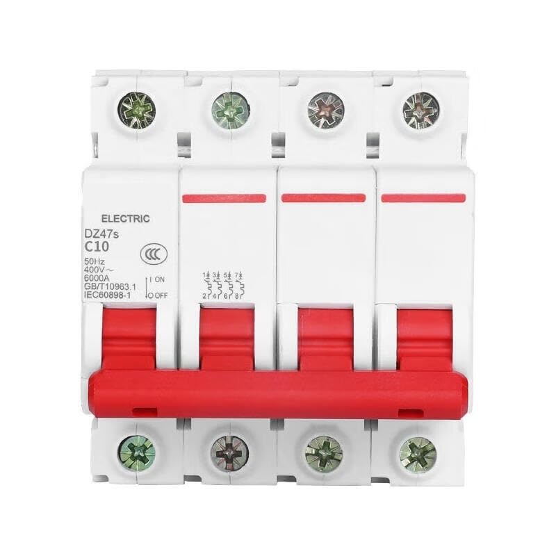 Disjoncteur DZ47s Type C 4P 10A pour sécuriser la pompe à chaleur