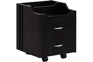 J & A Wood Top Pedicure Cart With Foot Rest