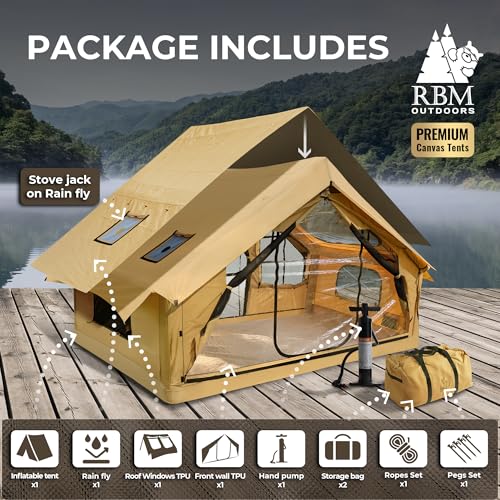 Carpa Inflable de Lona para Camping RBM Outdoors para 2–6 Personas miniatura 3
