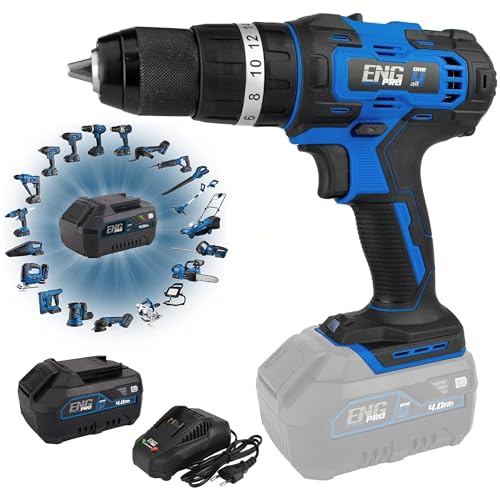Trapano Avvitatore A Percussione - Linea Professionale A Batteria One4All - A Batteria 2 Velocità Massima 1500 Rpm, Mandrino Autoserrante In Metallo 2