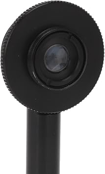 Total Station Diagonal Eyepiece, Elbow Eyepiece for GEOMAX ZT10, High Strength ABS Bent Eyepiece with Optical Glass for Tunnels Subways Railways Inspection
