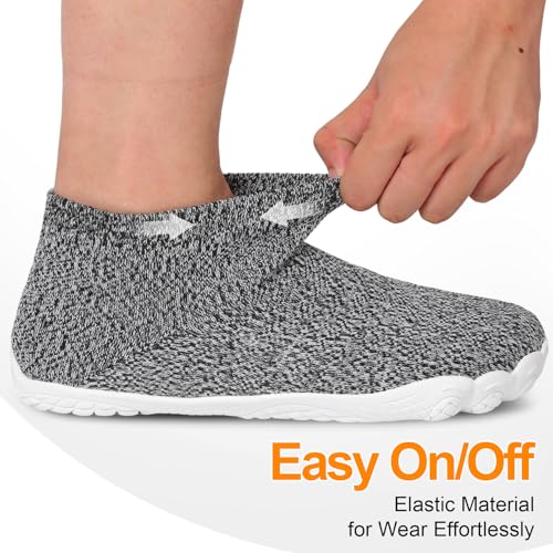 Image of Barefoot Socks Shoes for Women Men | Wide Toe Box, Zero Drop Feel, Slip-On Sock Fit, Durable Rubber Sole, Removable Insole, for Gym, Beach, Travel, Outdoors