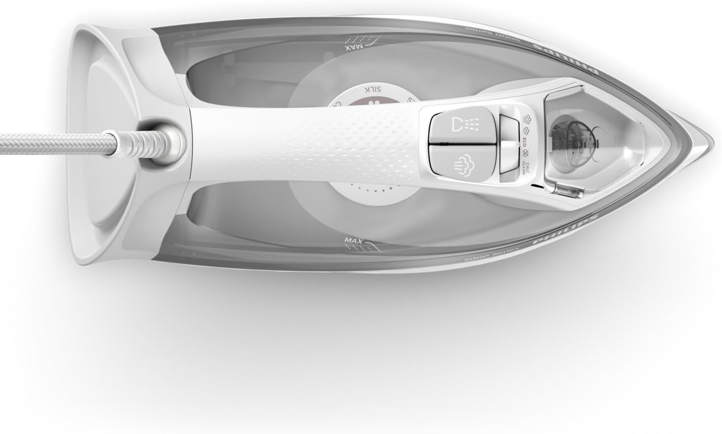 Philips 5000 Series DST5010/10 Steam Iron, top-down view