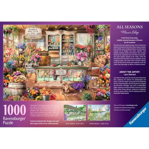Puzzle Floral 14+ Anos miniatura 4