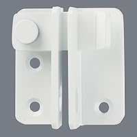 Vista 11 de Alise Pestillo abatible, pestillos de puerta deslizante, cerrojo de seguridad para gabinete de granero, jaula de mascotas, valla de madera, baño