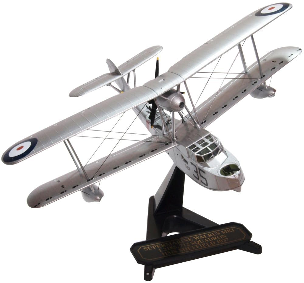 Oxford Diecast 1:72 Supermarine Walrus L2185-712 Sqn - HMS Sheffield 1937 Collectable model 72SW005