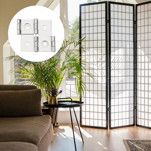 Charnière à double action en nickel argenté durable pour finitions de menuiserie - 7