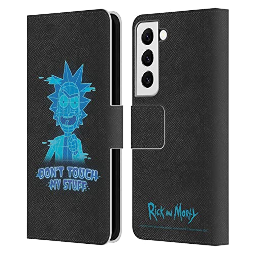 Étui portefeuille Rick and Morty Samsung S22 protection cuir antichoc rabat