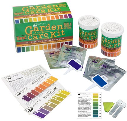 Solvita Garden Care Test Kit | 3-in-1 Soil Test Kit (CO2, NH3, pH) | Designed for Home Gardeners and Small Growers | pH Soil Test Kit | Soil & Compost | Precise, Accurate, Easy-to-Use