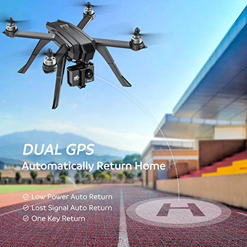 Potensic D85 FPV GPS Drone with 2K HD Camera Live Video, 5G WiFi RC Quadcopter Brushless Follow Me - Thumbnail 4