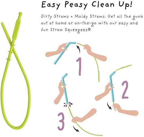 Miniatura 12 de Sorbetes reutilizables Pack de 4 sorbetes de silicona, Perfectas para smoothies y fiestas, vienen en envases ecológicos, Casual, Multilcolor Surtido