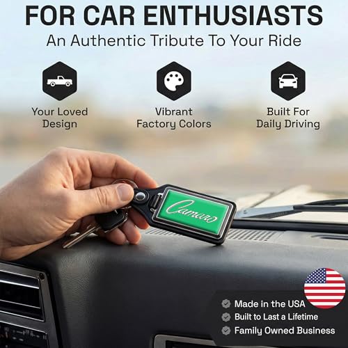 Image of Brotherhood Car Key Chain for Camaro - Classic Models Keychain for Men and Women Gift Key Ring - -