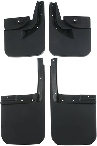 4pc Splash Guards Mud Flaps Mudguards, Front and Rear, Replacement for Selected Model GRE-1380