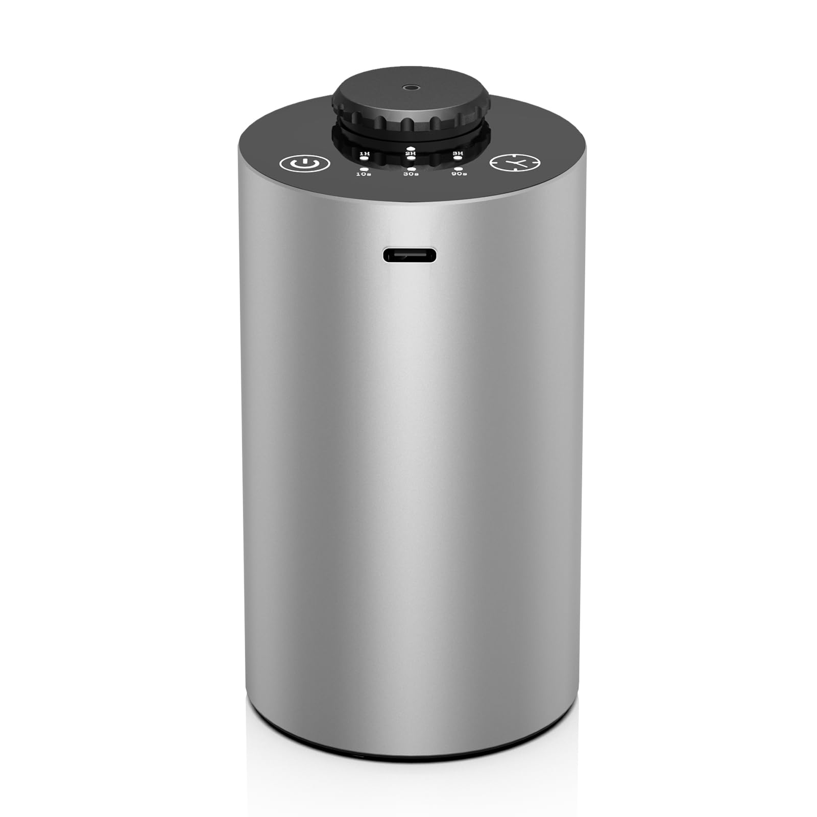 Diffuseur D'huiles Essentielles Sans Eau – Sans Fil à Piles – Argent E20