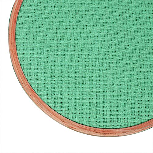 Image of Asian Hobby Crafts Matty Fabric for Embroidery, Cross Stitch, and Knitting, Sewing Fabric, DIY Cross Stitch Projects, (Size : 1 X 1 Meter, Color - Teal)
