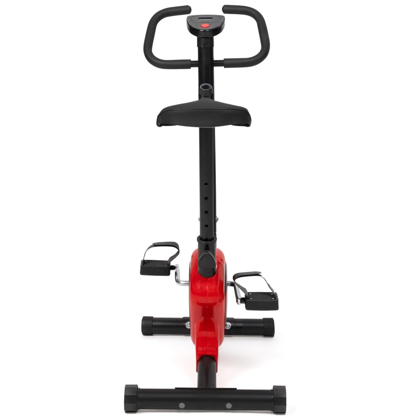 IDMarket - Vélo d'appartement à résistance réglable, Selle Ajustable et écran LCD Multifonction