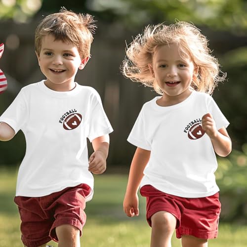 Image of Toddler Football Sister Shirt Baby Girl Game Day Tee Sports Fans 2-8T