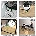 Coleshome L Shaped Desk Corner Computer Desk Sturdy Computer Table Writing Desk Gaming Desk Workstation, Black