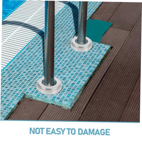 Cubiertas redondas de acero inoxidable para escaleras de piscina miniatura 3