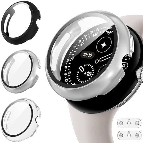 Suoman for Google Pixel Watch 4 45MM�ی�P�[�X(3����)PC���O�[�O���s�N�Z���E�H�b�`4 45MM�ی�J�o�[-��+��F+�����F