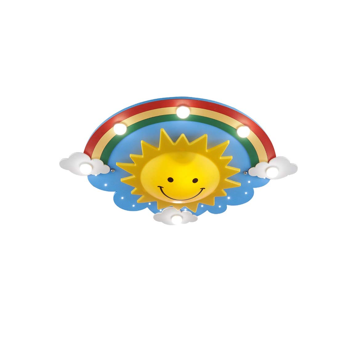 Plafonnier LED smiley pour illuminer les moments de jeu dans la chambre des enfants