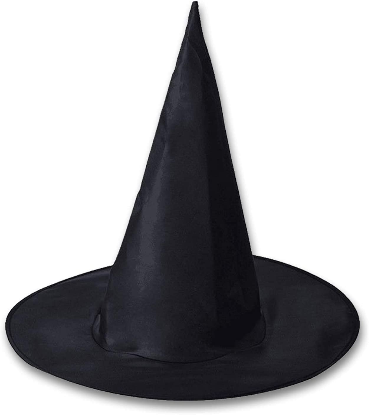 Caprilite 38cm Black Witch Hat Halloween Witches Fancy Dress Costume UK