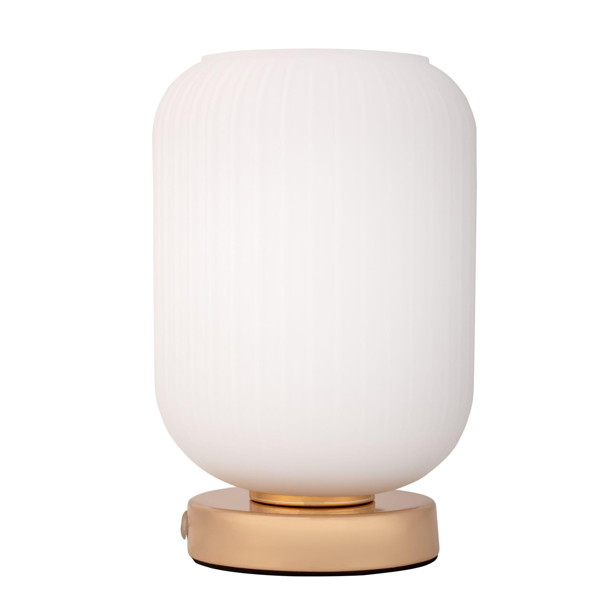 Pauleen Paulmann 48193 Noble Purity Tischleuchte max. 20 Watt Weiß, Champagnergold Glas, Metall E27