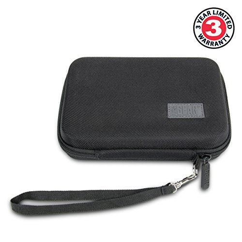 image for USA GEAR Travel Electronics Organizer - 6.5 Inch Zipper Case with Hard