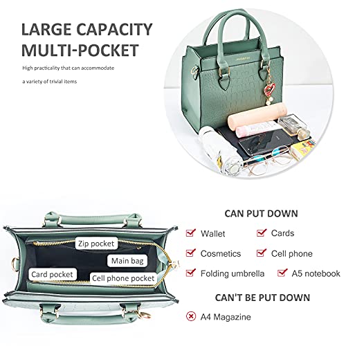 NICOLE & DORIS Women Handbag Designer Shoulder Bag Tote Bags Crocodile Pattern Crossbody Bag PU Leather Top Handle Bags4