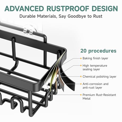 6-Pack Shower Caddy with Rustproof Design - Image 5